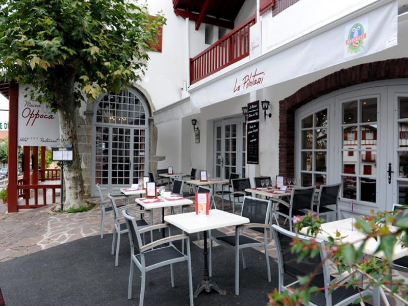 Hotel Restaurant & Spa La Maison Oppoca Aïnhoa Buitenkant foto